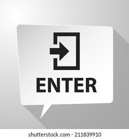 Beautiful Enter web icon
