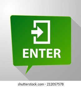 Beautiful Enter web icon