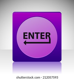 Beautiful Enter web icon