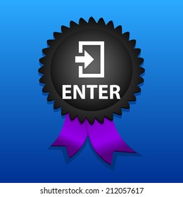 Beautiful Enter web icon