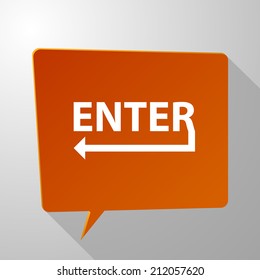 Beautiful Enter web icon