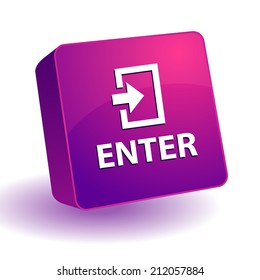 Beautiful Enter web icon