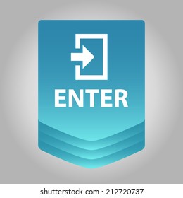 Beautiful Enter web icon