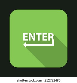 Beautiful Enter web icon