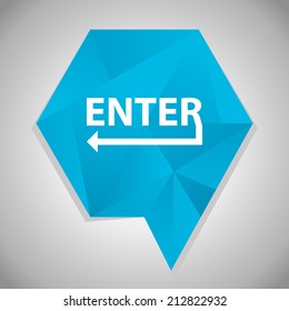 Beautiful Enter web icon