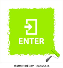 Beautiful Enter web icon