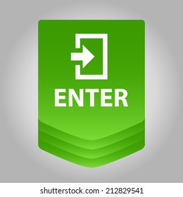 Beautiful Enter web icon