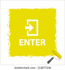 Beautiful Enter web icon