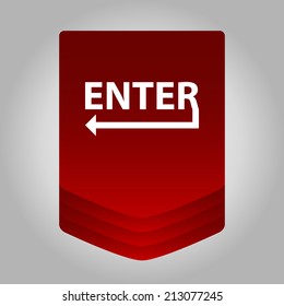 Beautiful Enter web icon
