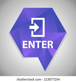 Beautiful Enter web icon