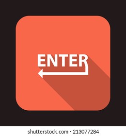 Beautiful Enter web icon