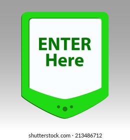 Beautiful Enter web icon