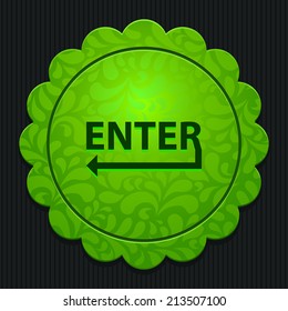 Beautiful Enter web icon