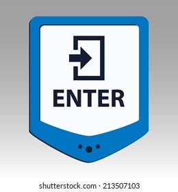Beautiful Enter web icon