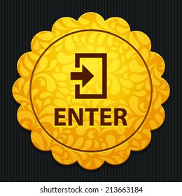 Beautiful Enter web icon