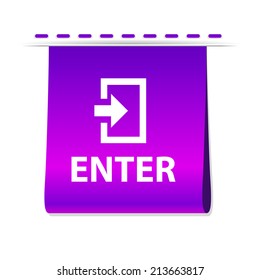 Beautiful Enter web icon