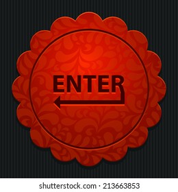 Beautiful Enter web icon