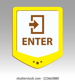 Beautiful Enter web icon