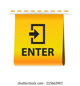 Beautiful Enter web icon