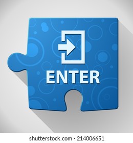 Beautiful Enter web icon