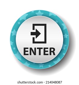 Beautiful Enter web icon