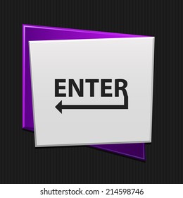 Beautiful Enter web icon