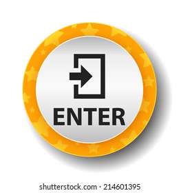 Beautiful Enter web icon