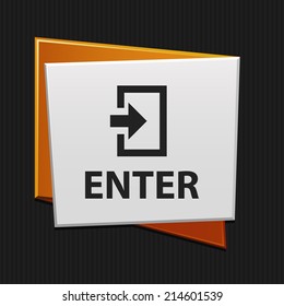 Beautiful Enter web icon