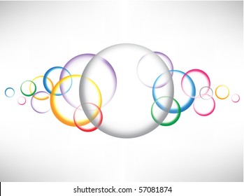 The beautiful eps10 color circles background