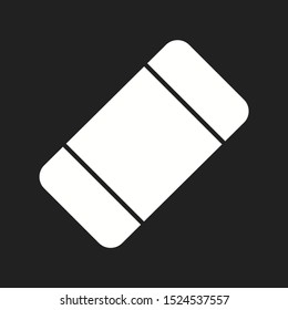 Beautiful Eraser Vector Glyph icon