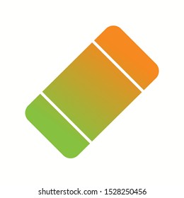 Beautiful Eraser Vector Glyph icon