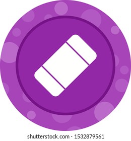 Beautiful Eraser Vector Glyph icon