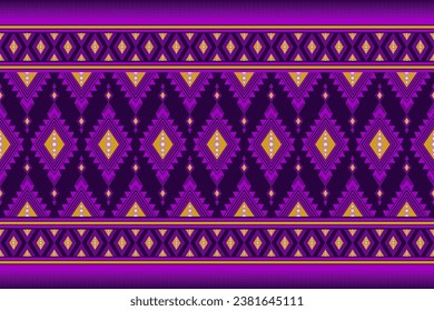 Beautiful Ethnic abstract geometric art.Seamless pattern in tribal.folk embroidery, and minimal style.Aztec geometric art ornament print.design for fabric, clothing, carpet, wallpaper, cover,textile