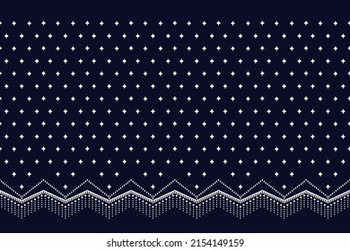 Beautiful ethnic abstract ikat art, seamless pattern in tribal, folk embroidery, design for decoration, fabric, clothing, carpet, Mexican style, Aztec geometric.