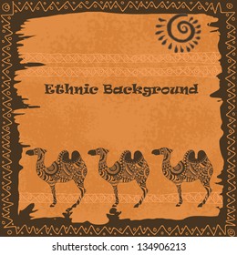 Beautiful ethnic background