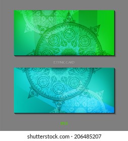 Beautiful ethnic card