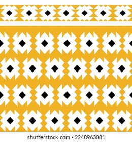 Beautiful Ethnic geometric seamless pattern design Aztec repeating background texture. Design for fabric, cloth design, wallpaper.
