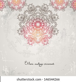 Beautiful ethnic ornamental  background 