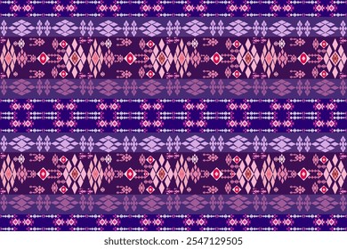 Beautiful ethnic striped pattern,geometric shaped form,fashion art design.