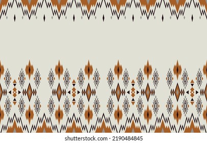 Beautiful Ethnic thai abstract ikat art. Seamless pattern in tribal, folk embroidery, and thailand style. 
Aztec geometric art ornament print. Design for carpet, wallpaper, clothing, wrapping, fabric