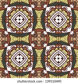beautiful ethnicity pattern. beautiful seamless pattern with ethnicity motif