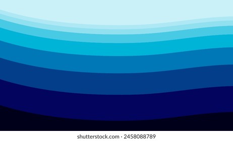 beautiful evening waves. background of resonating waves at night. flat waves at night