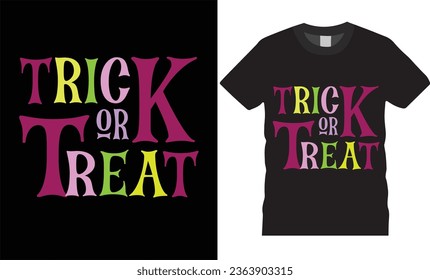 Schönes und auffälliges Halloween-Design, Vektorgrafik-T-Shirt.