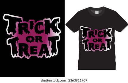 Hermoso y llamativo diseño de camisetas vectoriales de Halloween.
