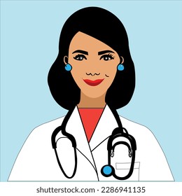 A beautiful and Eye catching Nurse's Line Art in colorful