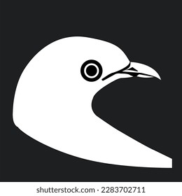 A Beautiful and Eye catching Pigeons line art in Black and white