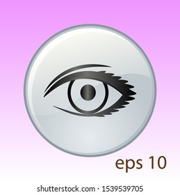 Beautiful eye design vector template. Media eye icon. Creative logos and icon concepts are easy to edit and change colors