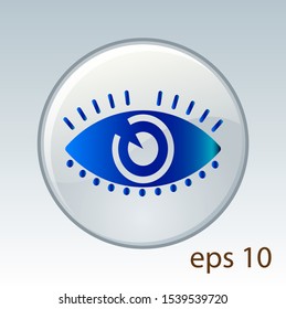 Beautiful eye design vector template. Media eye icon. Creative logos and icon concepts are easy to edit and change colors