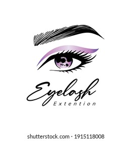 beautiful eyelash extention template design