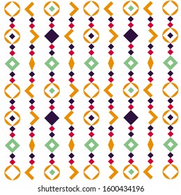 Beautiful fabric design vector patterns,
